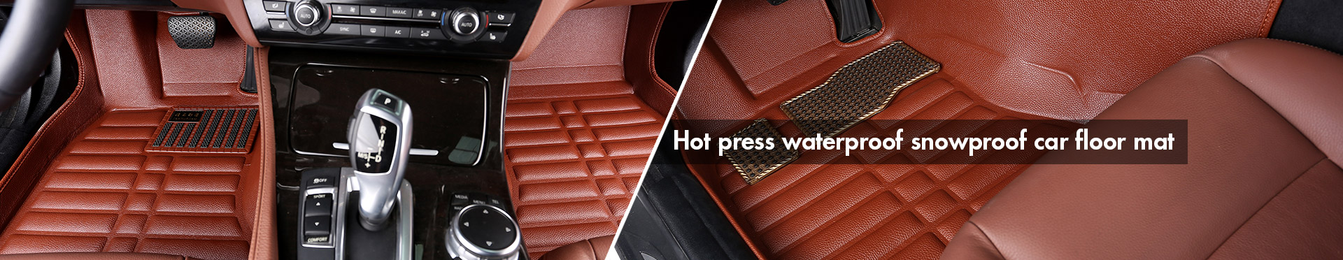 Hot press waterproof snowproof car floor mat